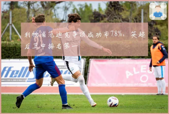 利物浦范迪克争顶成功率78%，英超后卫中排名第一